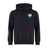 The EMB Canterbury Argentina Shield Club Hoodie features cozy sweatshirt fleece, a small Argentine flag on the left chest, and a white stripe on the right sleeve, making it ideal for Rugby fans to proudly display their style.