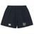 Navy blue Augusta Furies Yokohama shorts with a CCC logo on the left thigh and a team emblem on the right by EMB Canterbury.