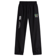 Black jogger pants with cuffed hem, featuring a "Canterbury Augusta Furies" logo on the left thigh and a white hand graphic along the left side.
