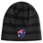 A gray striped beanie from EMB Canterbury featuring the Australia Shield emblem.