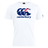 The Canterbury Australia CCC Flag Club T-Shirt by WRS Canterbury features a white base with bold blue branding and Australian flag elements.