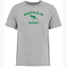An electrifying grey Nations of Rugby Australia Rugby Electrify Training Tee with the words WRS Augusta on it.