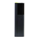 The Sectelli World Rugby Shop Electric Smart Ball Pump is a black, rectangular pump with front buttons, a green top accent, and a digital display for easy use.