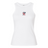 Women's USA Rugby Baby Rib Tank by EMB S&S Activewear, featuring the USA Rugby logo and text centered on the chest.