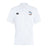 The Ballantyne Ridge Wolves Club Dry Polo by Canterbury is a white, short-sleeve polo with collar, featuring embroidered Canterbury and "BR Wolf" logos. Made with Vapodri Technology for breathable comfort to keep you cool.