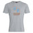 The Ballantyne Ridge Wolves Club Plain Tee by WRS Canterbury is a gray cotton blend shirt with a large orange-outlined "BR" above bold orange "WOLVES RUGBY" lettering.