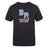 The Ballantyne Ridge Wolves Club Plain Tee by WRS Canterbury is a black cotton blend T-shirt featuring "BR Wolves Rugby" in orange and white, ideal for fans seeking a customizable option.