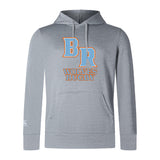 Show your team spirit with the Ballantyne Ridge Wolves Club Lightweight Hoodie by WRS Canterbury, featuring bold blue "BR" outlined in orange and "WOLVES RUGBY" in orange below. This lightweight polyester hoodie keeps you comfortable.