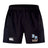 The Ballantyne Ridge Wolves Advantage Short 2.0 by EMB Canterbury features an elastic waistband, a Canterbury logo on the left leg, and a "BR Wolves Rugby" logo on the right leg.
