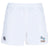 The EMB Canterbury Ballantyne Ridge Wolves Professional Polyester Rugby Short features an elastic waistband, a black Canterbury logo on the left leg, and a blue and gold "BR Women's Rugby" logo on the right.