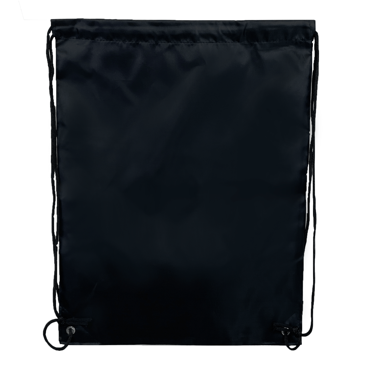 A Blues Super Rugby Drawstring Bag by DryWorld, featuring black strings on both sides. This bag has a plain design with no visible logos or decorations, making it an ideal choice for Blues Super Rugby fans who appreciate a sleek and understated look.