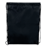 A Blues Super Rugby Drawstring Bag by DryWorld, featuring black strings on both sides. This bag has a plain design with no visible logos or decorations, making it an ideal choice for Blues Super Rugby fans who appreciate a sleek and understated look.