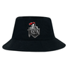 Stay stylish and protected from the sun with the Birmingham Iron Women's Football Crusher Bucket Cap by EMB S&S Activewear, featuring the iconic team logo on comfortable black cotton twill.