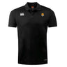 The Brighton High School Club Dry Polo by EMB Canterbury combines a sleek black design with a Canterbury logo and rugby team emblem. Featuring Vapodri Technology, this breathable polo ensures quick-drying performance, ideal for comfort and style in every game.