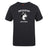 The Northeastern University Men's Rugby Club Plain Tee by WRS Canterbury is a black cotton blend shirt with "Northeastern Men's Rugby" and a white husky logo printed on the chest.