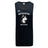 The Northeastern University Men's Rugby Tempo Vapodri Singlet by WRS Canterbury is a black recycled polyester tank, featuring "NORTHEASTERN MEN'S RUGBY" and a husky dog logo printed on the front.