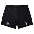 The EMB Canterbury Northeastern University Men's Rugby Women's Yokohama Short features the brand's iconic logo on the left and a Northeastern Men's Rugby logo on the right—perfect for athletes seeking top-tier performance and style.