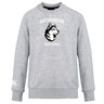The Northeastern University Men's Rugby Club Crew Sweatshirt by WRS Canterbury features the Husky logo and "Northeastern Men's Rugby" on the front, plus a small embroidered CCC logo on the sleeve for classic club style.
