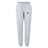 Light gray Northeastern University Men's Rugby Women's Leisure Sweatpant by EMB Canterbury, featuring a drawstring waist, elastic cuffs, and a printed Husky logo on the left thigh.