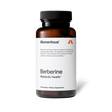 A bottle of Momentous Berberine contains 60 capsules designed to support cardiovascular health and metabolic efficiency.