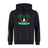 The Twin Island Rugby Club Hoodie by WRS Canterbury features two palm trees, a rugby player silhouette, "TWIN ISLAND RUGBY" on a blue oval, and white stripes on the left sleeve—perfect for team style and comfort.