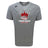 The Chattanooga Queens Rugby Tempo Vapodri T-Shirt by WRS Canterbury is a gray short-sleeve athletic tee featuring a red crown graphic above "'Nooga Queens Women's Rugby" in white and red text.