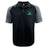 The Twin Island Rugby Elite Polo by EMB Canterbury, made with Vapodri fabric, features a palm tree and surfboard logo on the left chest. Lightweight and durable, it's perfect for active days.