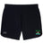 The Twin Island Rugby Elite Woven Short by EMB Canterbury features zippered pockets, a small twin palm and surfer logo, and a white CCC logo on the left leg—ideal for secure storage during training.