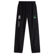 The EMB Canterbury Twin Island Rugby Cuffed Hem Stadium Pant features an elastic waistband, cuffed hem, white logo, and colorful palm tree embroidery—ideal for sporty style and rugby comfort.
