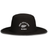 The EMB Augusta Nations of Rugby New Zealand Rugby Legend Boonie Cap is a black wide-brim hat with "NEW ZEALAND RUGBY" and a white fern logo—must-have supporter gear for any New Zealand rugby hat collection.
