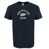 The WRS Alpha Broder Nations of Rugby New Zealand Heavy Comfort Tee is a black premium USA cotton shirt with white "New Zealand Rugby" text and a silver fern leaf illustration at the center.