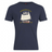 The Cal Maritime Rugby Club Plain Tee by WRS Canterbury is a navy blue cotton blend shirt featuring "Cal Maritime R.U.F.C.," "S/V Fantome," and the years "1927" and "1998." Perfect for maritime fans.