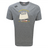 The Cal Maritime Rugby Tempo Vapodri T-Shirt by WRS Canterbury is a grey short-sleeve performance tee featuring a graphic of a sailing ship with the text "Celebration of Life," "S/V Fantome," and the years "1927-1998" on the front.