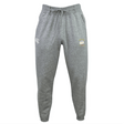 The Cal Maritime Rugby Leisure Sweatpant by EMB Canterbury features a light grey design, elastic waistband, drawstring, and two embroidered thigh logos—crafted for both comfort and style.