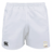 The Cal Maritime Rugby Advantage Rugby Shorts by EMB Canterbury are plain white with a black CCC logo on the left leg, a small emblem on the right, and moisture-wicking fabric for cool comfort on and off the field.