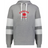 The WRS Augusta Nations of Rugby Canada Jackson Way Hoodie features a gray design with white drawstrings, white sleeve stripes, and "CANADA RUGBY" plus a red maple leaf printed on the front.