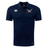 University of Southern Indiana Club Dry Polo by EMB Canterbury with a white Canterbury logo on the right chest and an embroidered emblem featuring red letters "USA" with wings on the left chest. Designed with Vapodri technology, this breathable polo ensures comfort throughout the day.
