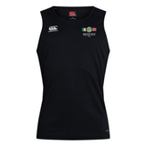 An athletic tank top with a Washington Irish Rugby Ireland Canterbury Club Dry Singlet logo by EMB Canterbury.