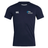 Navy blue short-sleeve Syracuse Silver Hawks Club Dry Tee by EMB Canterbury with the "Canterbury" logo on the right chest, "Silver Hawks" emblem on the left side, and Vapodri Technology for optimal comfort during workouts.