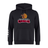 A WRS Canterbury black Raleigh Cobras Rugby Club Hoodie with a red and white WRS Canterbury Raleigh Cobras rugby club logo on it.