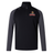 A black and grey Raleigh Cobras Rugby Elite First Layer jacket with the EMB Canterbury logo on it.