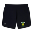 Blackthorn RFC Elite Woven shorts by EMB Canterbury with an embroidered logo of Blackthorn Rugby Club on the left leg, featuring zipped pockets and displayed on a white background.