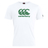 The WRS Canterbury CCC Goal Post Club Plain T-shirt is white and features a green and black CCC Kiwi logo on the front.