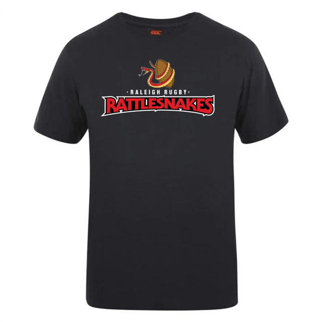 A Raleigh Rattlesnakes Rugby Club Plain Tee by Canterbury, perfect for members of the WRS Canterbury.