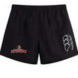 A Raleigh Rattlesnakes Rugby Tactic Short by EMB Canterbury in black, featuring the iconic logo.
