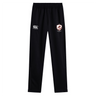 The West Potomac RFC Stretch Tapered Pant by EMB Canterbury features an elastic waistband, two embroidered logos, and quick-dry comfort—ideal men's workout pants for intense training.