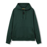 The Ireland 26 Leisure Hoodie by Canterbury features a plain dark green design with a front pocket and drawstrings, offering comfortable leisurewear in classic Canterbury style. Displayed against a white background, it’s the perfect understated Ireland Rugby Hoodie for fans.
