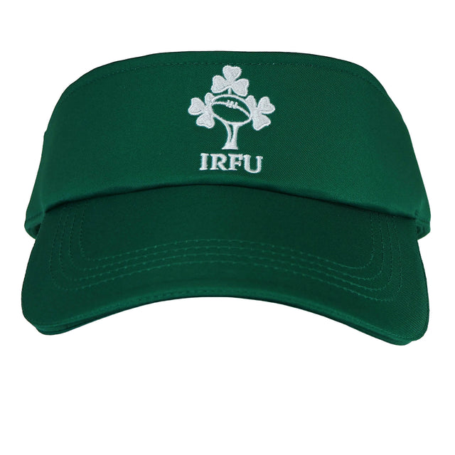 Show your support for Ireland with the Ireland 26 Visor by Canterbury. This stylish green visor features a crisp white embroidered IRFU logo and shamrock design on the front, making it perfect for rugby game days or sunny outings. Crafted by Canterbury, it’s an ideal accessory for any Ireland rugby fan.