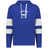 The WRS Augusta Nations of Rugby Chile Jackson Way Hoodie is a blue hoodie with white drawstrings, two white sleeve stripes, and a bold "Chile Rugby" logo with a condor graphic on the chest.