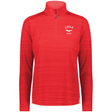 The EMB Augusta Women's Nations of Rugby Chile Pursuit 1/4 Zip Pullover features "CHILE RUGBY" and a white bird logo on the left chest—an essential for fans.